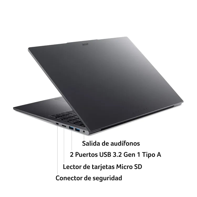 Portatil Acer Aspire Core i7 1255u, Ram 16 Gb SSD 512GB