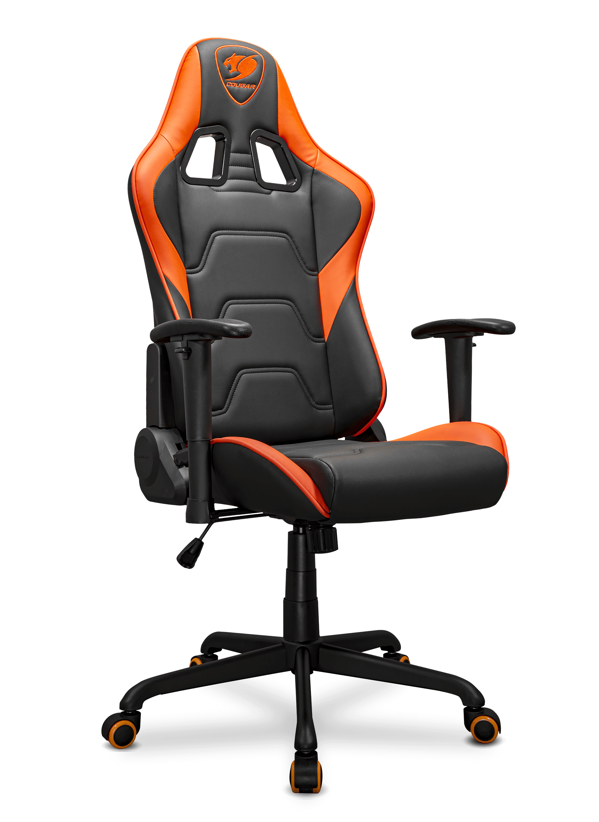 Silla Cougar Armor Naranja - Negra