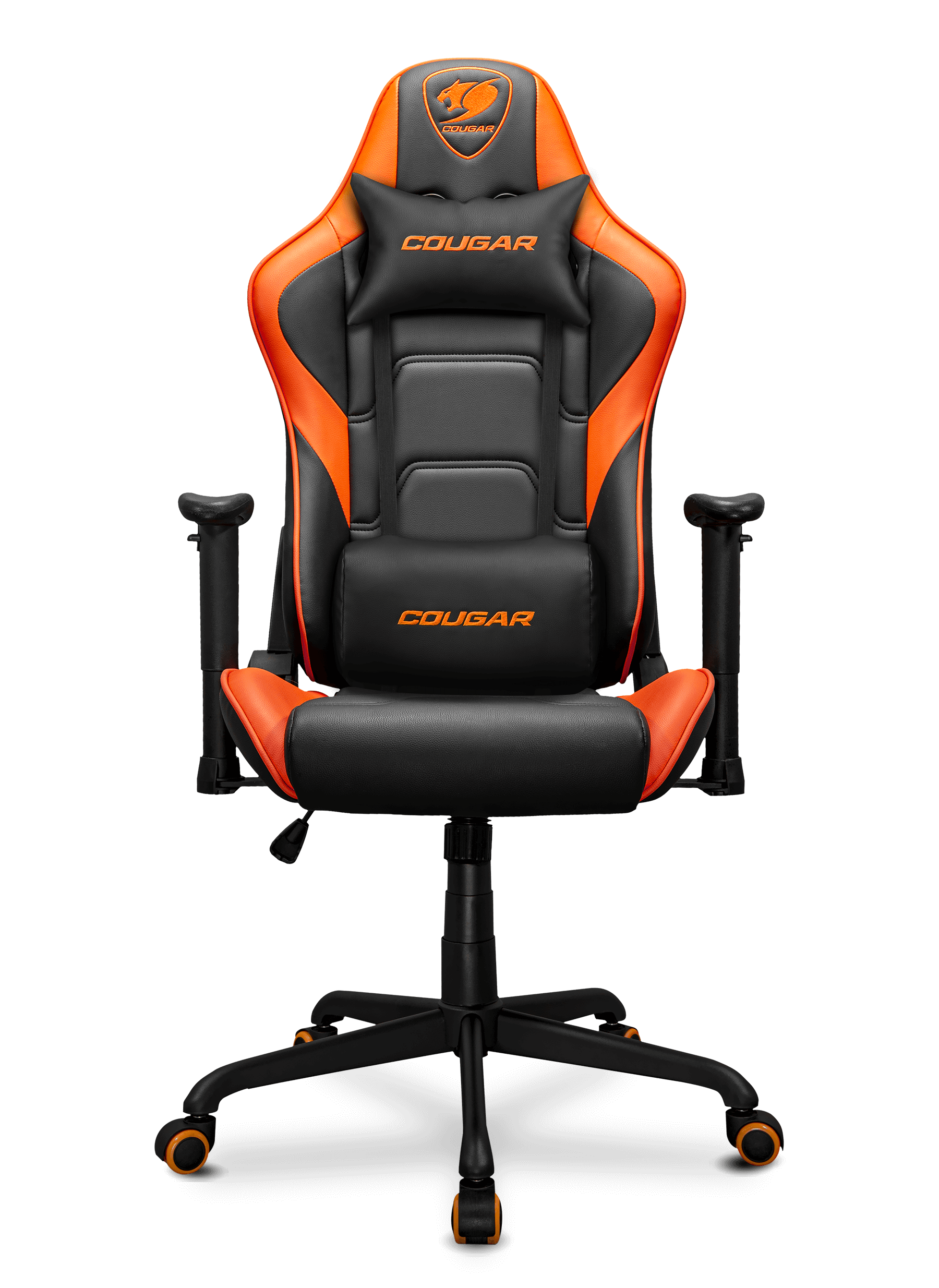 Silla Cougar Armor Royal Naranja - Negra