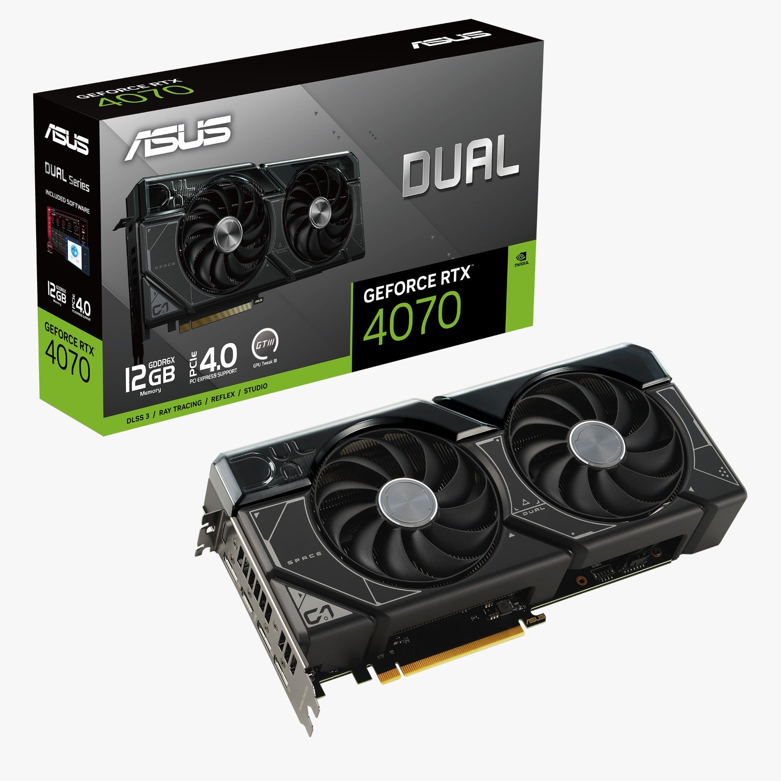 RTX 4070 Asus Dual 12 Gigas