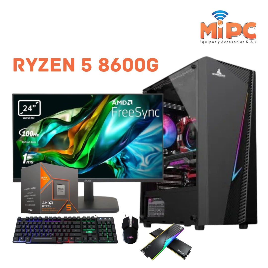 Computador AMD Ryzen 5 8600G / Completo