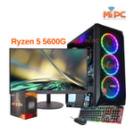 Combo Gamer Ryzen 5 5600g, 16 Ram, 512 Solido, Vega Graphics, Monitor 