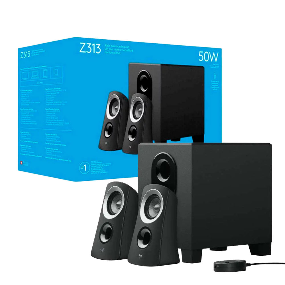 Parlante Logitech Subwoofer Z313 25W