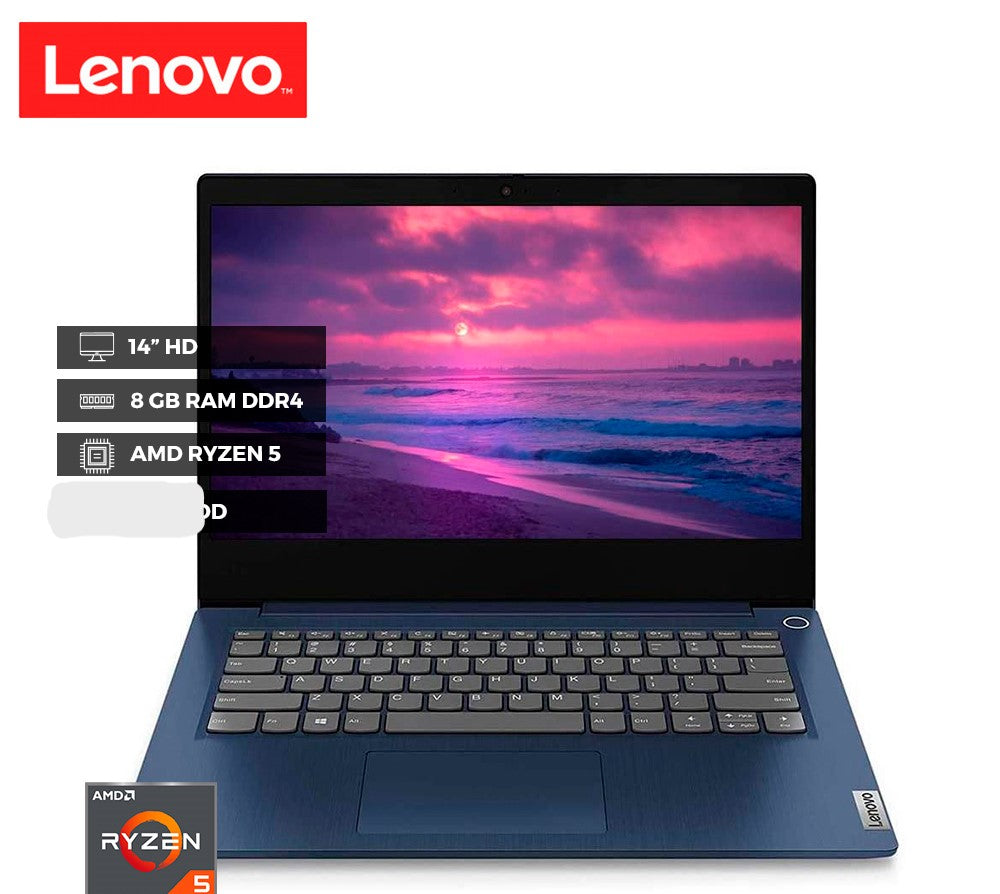 Portatil Lenovo IdeaPad 3, 14'', Ram 8GB, 512 SSD