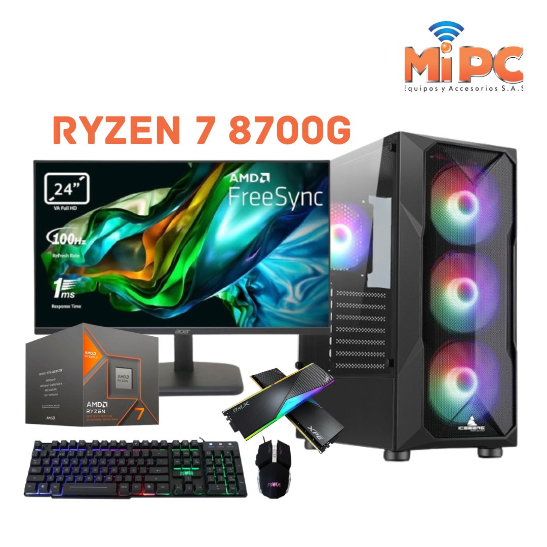 Computador AMD Ryzen 7 8700g