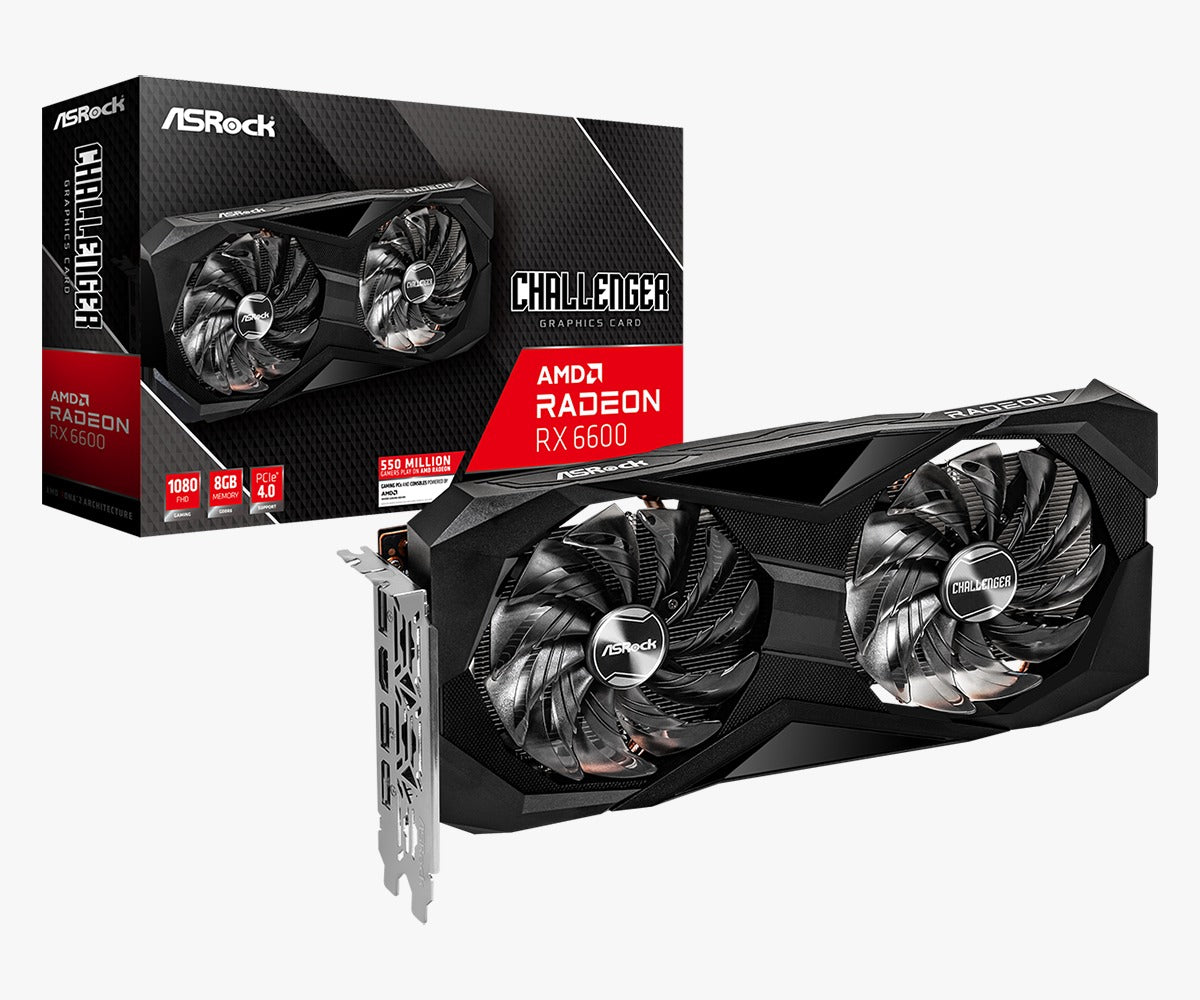 Tarjeta de Video RX 6600 Asrock