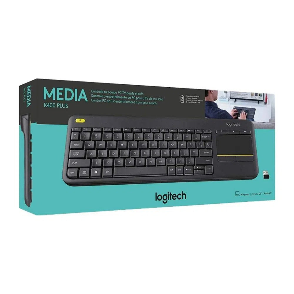 Teclado Logitech MEDIA K400 PLUS