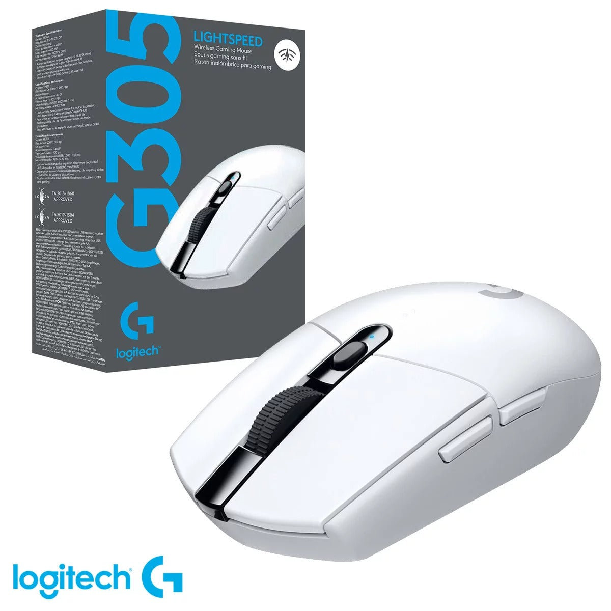 Mouse Logitech G305 Blanco